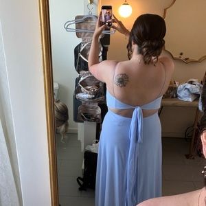 Lavender Azazie bridesmaid dresses